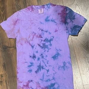 Comfort Colors Women’s Tie-Dye Shirt - Purple and Pink. Brand new. Hand tie-dyed